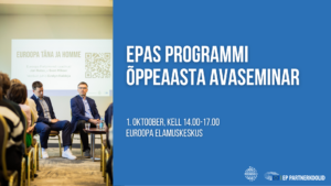EPAS programmi õppeaasta avaseminar